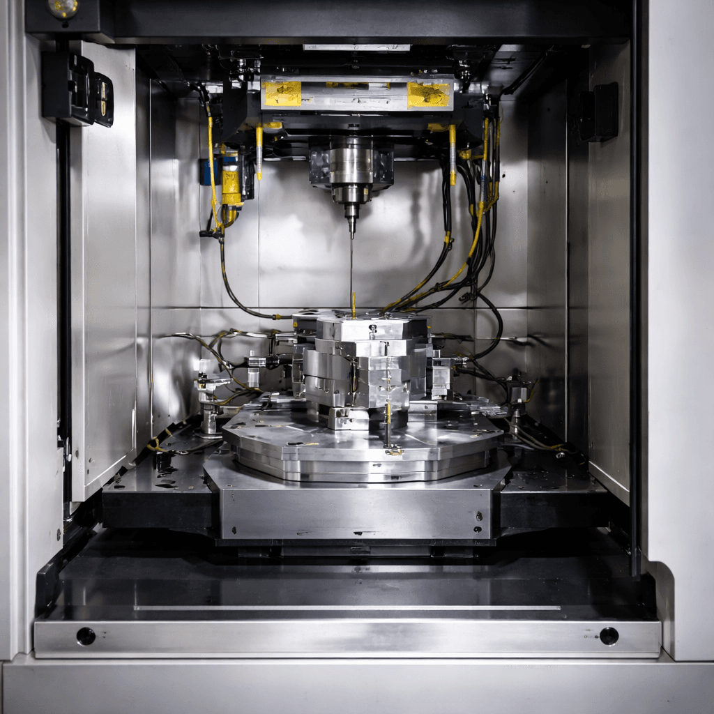 Multi-Axis CNC Work Area